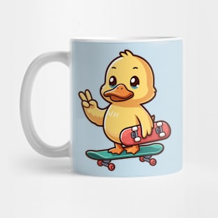 Peace Skate Duck Mug